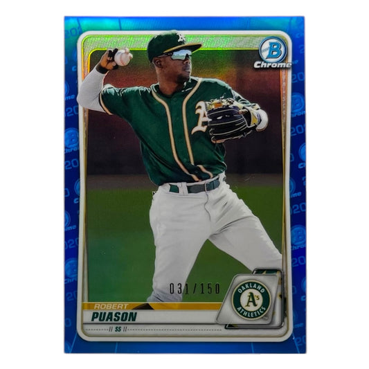 TOPPS MLBカード BOWMAN CHROME ROBERT PUASON OAKLAND ATHLETICS /150 #BD-155 中古 IT2