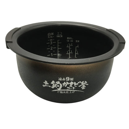タイガー 炊飯器 3.5合 圧力IH 炊きたて 炊飯ジャー ご泡火炊き TIGER ピュアブラック 3合 JPD-G060-KP 中古 Y4