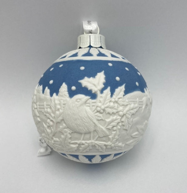 WEDGWOOD ウェッジウッド ホリデイ オーナメント Christmas Countryside Bauble 中古 D4