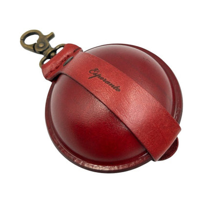 エスペラント esperanto Lサイズ コインケース 携帯灰皿 イングランドサドルレザー レッド マルチケース 牛革 小物 キーホルダー 中古 W1