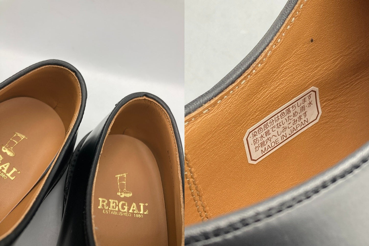 REGAL リーガル プレーントゥ 外羽根 ビジネスシューズ JU13AG サイズ26.5cm メンズ 中古 D4