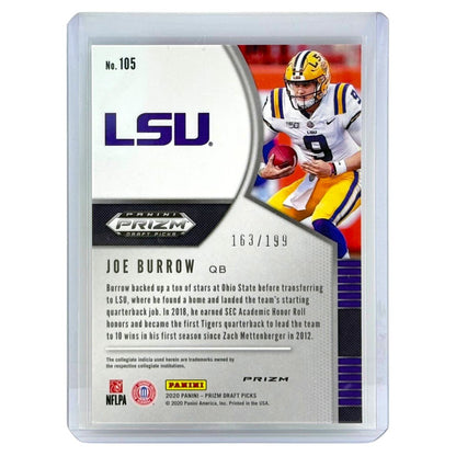 PANINI NFLカード PRIZM DRAFT PICKS JOE BURROW /199 #105 中古 IT1