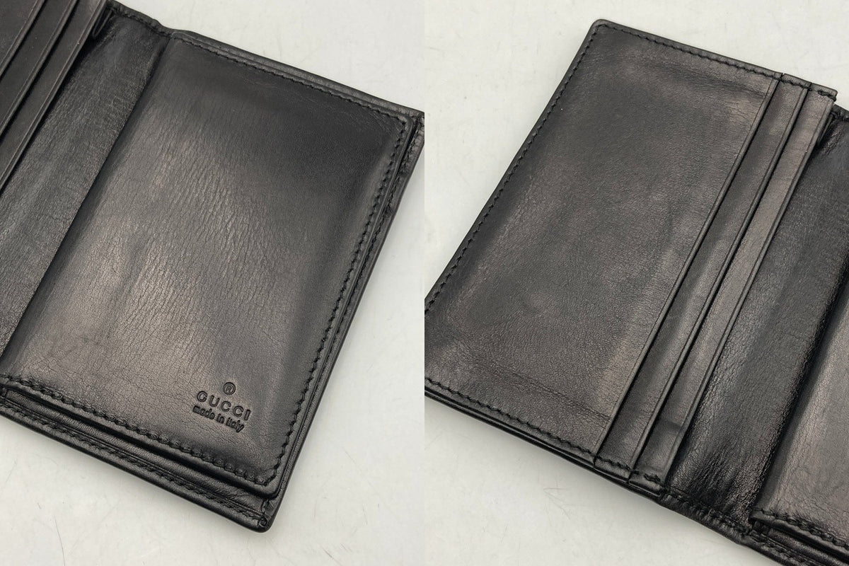GUCCI グッチ レザー 名刺入れ パスケース 030・3661・1579 中古 D4