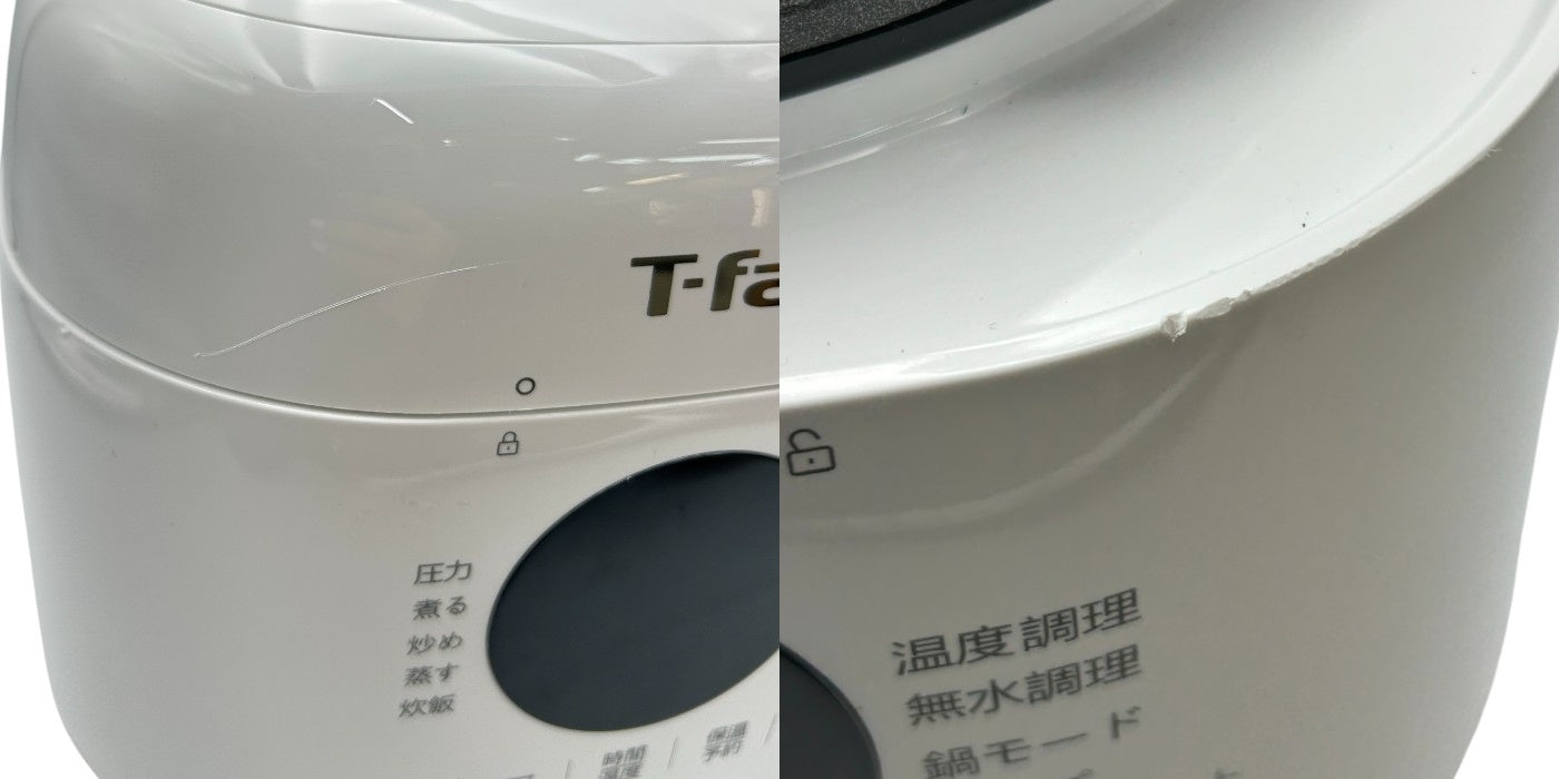 T-fal ティファール ラクラ・クッカー ミニ 電気圧力鍋 CY340 家電 キッチン家電 レシピ付 蒸す 炊飯 料理 中古 W４