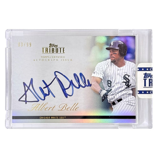 未開封品 TOPPS MLBカード TRIBUTE ALBERT BELLE CHICAGO WHITE SOX /99 #TA-AB1 中古 IT1