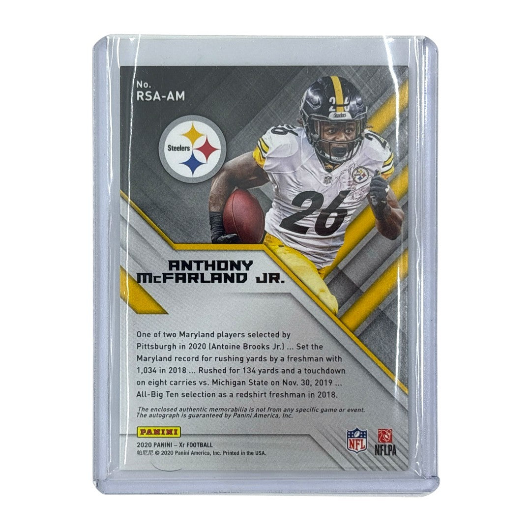 PANINI NFLカード Xr ANTHONY MCFARLAND JR. STEELERS 160/199 #RSA-AM 中古 IT1
