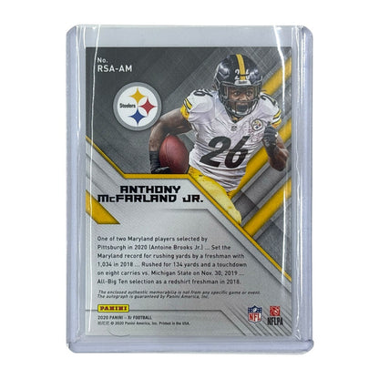 PANINI NFLカード Xr ANTHONY MCFARLAND JR. STEELERS 160/199 #RSA-AM 中古 IT1