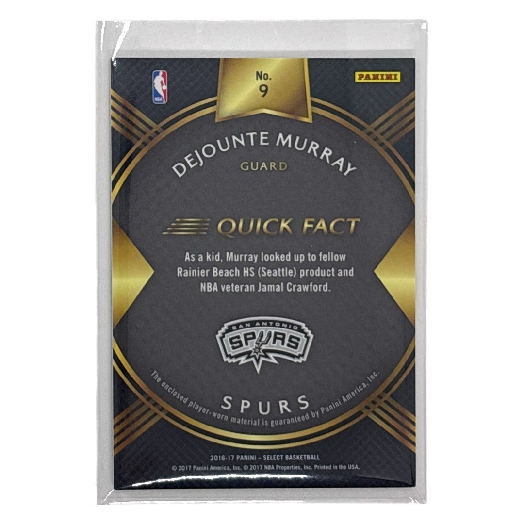 PANINI NBAカード SELECT DEJOUNTE MURRAY SPURS #9 中古 IT1