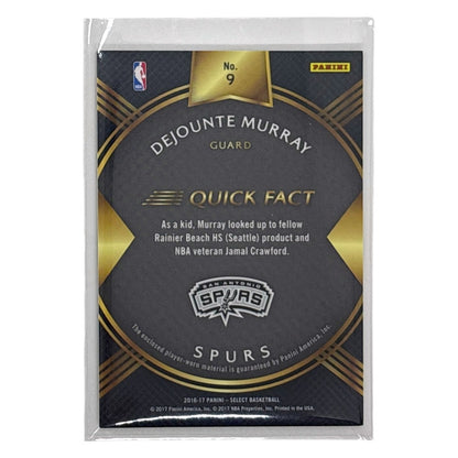PANINI NBAカード SELECT DEJOUNTE MURRAY SPURS #9 中古 IT1