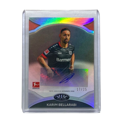 TOPPS サッカーカード TIER 1 KARIM BELLARABI BAYER 04 LEVERKUSEN /25 #PP-KB 中古 IT2