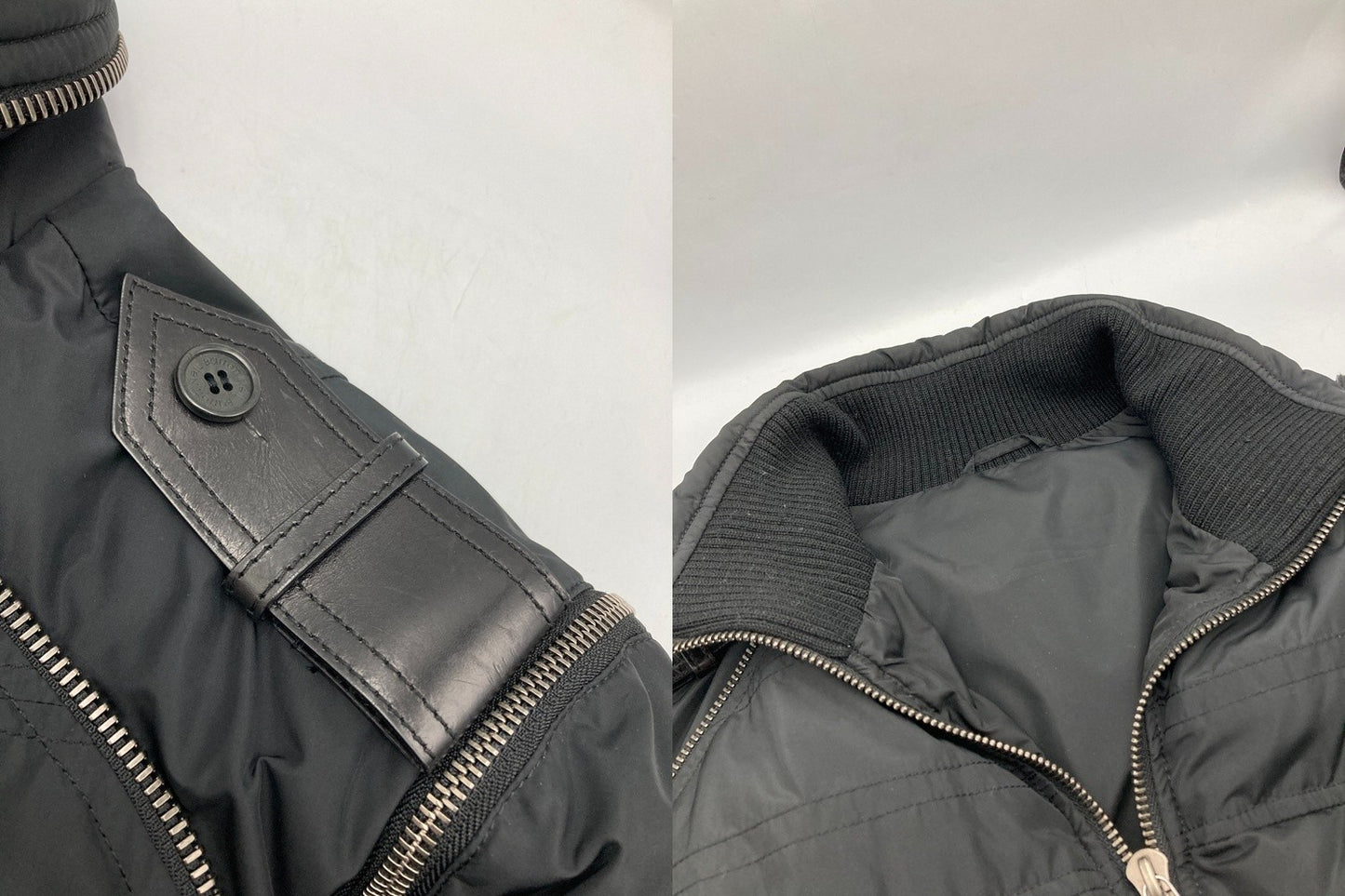 NEIL BARRETT ニールバレット PO ジップアップ 中綿ジャケット BSP22A16 サイズXS メンズ 中古 D4