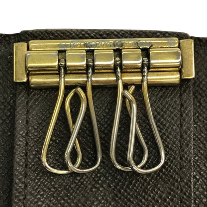 LOUIS VUITTON ルイヴィトン ダミエ ミュルティクレ4 キーケース ユニセックス 4連 コンパクト ブラウン N62631 中古 T1
