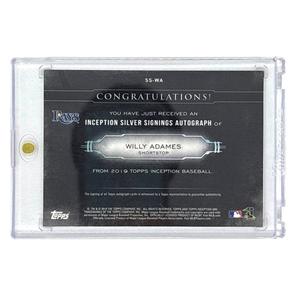 TOPPS MLBカード INCEPTION WILLY ADAMES TAMPA BAY RAYS 1/1 #SS-WA 中古 IT1