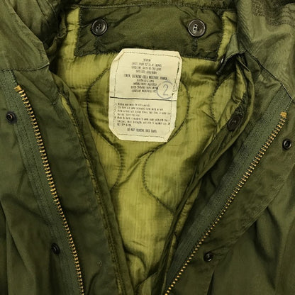 US.ARMY M1951 モッズコート メンズ ライナー付き ミリタリー コットン ヴィンテージ フィッシュテール パーカ カーキ Mサイズ 55-B-4982-20 中古 T1