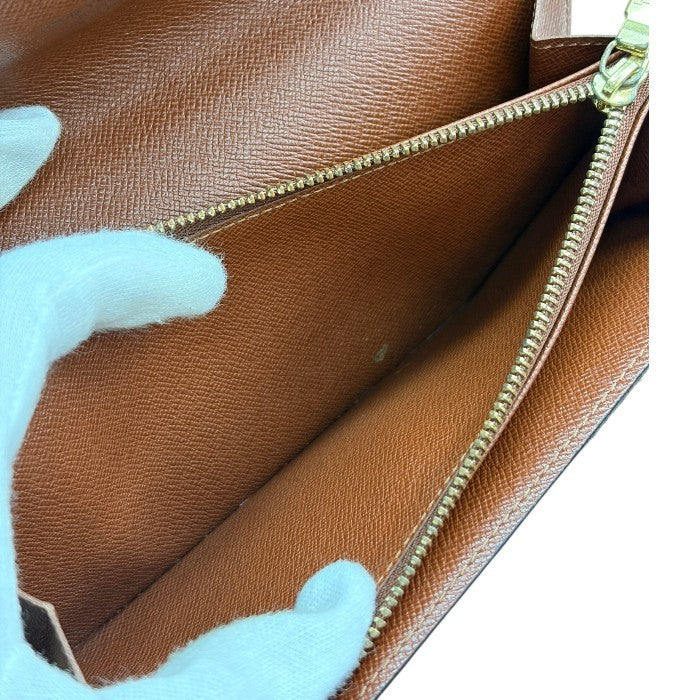 LOUIS VUITTON ルイヴィトン モノグラム ポルトフォイユ サラ M61734 長財布 ブランド レディース メンズ 小銭入れ カード入れ 中古 W４