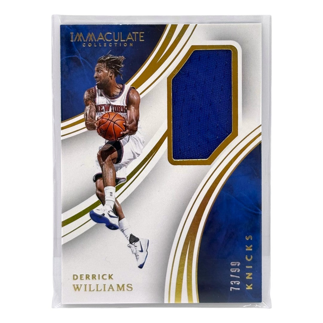 PANINI NBAカード IMMACULATE COLLECTION DERRICK WILLIAMS KNICKS /99 #23 中古 IT1