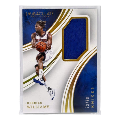 PANINI NBAカード IMMACULATE COLLECTION DERRICK WILLIAMS KNICKS /99 #23 中古 IT1