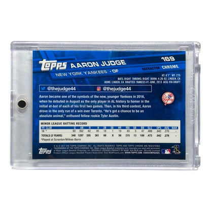 TOPPS MLBカード CHROME AARON JUDGE YANKEES #169 中古 IT2