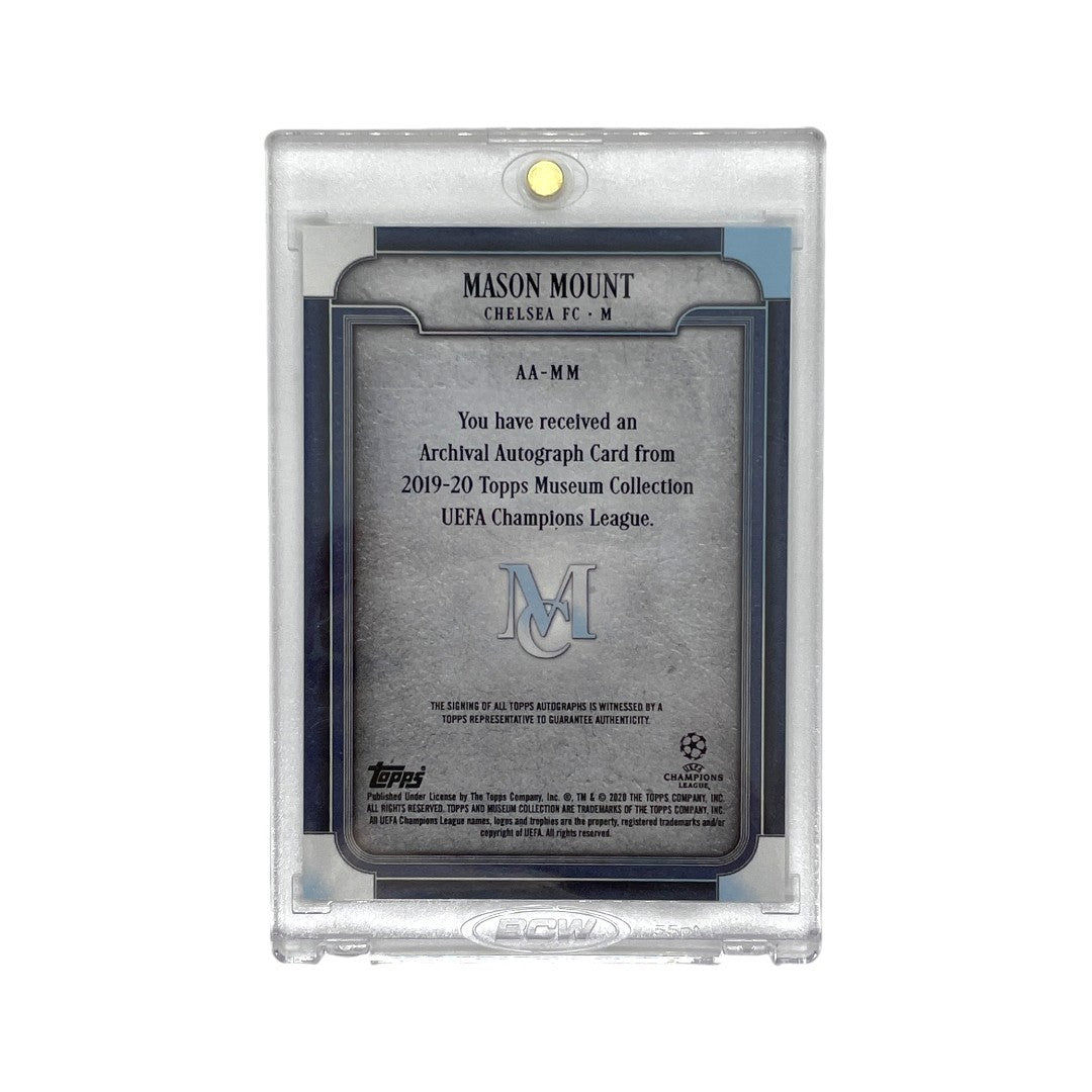 TOPPS サッカーカード MUSEUM COLLECTION ARCHIVAL AUTOGRAPH MASON MOUNT CHELSEA 20/75 #AA-MM 中古 IT1