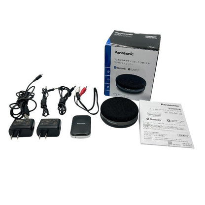 Panasonic パナソニック ポータブル ワイヤレス スピーカー システム ブラック SC-MC30-K オーディオ テレビの音声手元 コンパクト 充電式 中古 W４