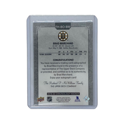 UPPER DECK NHLカード CHRONOLOGY BRAD MARCHAND BOSTON BRUINS #FH-BO-BM 中古 IT2