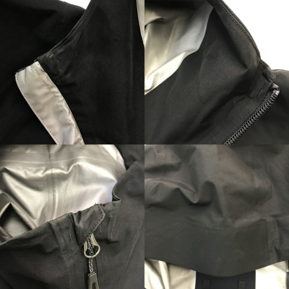 salomon サロモン GORE-TEX シェルジャケット メンズ ゴアテックス マウンテンパーカ 軽量 防水 ブラック Mサイズ C17865 中古 T1