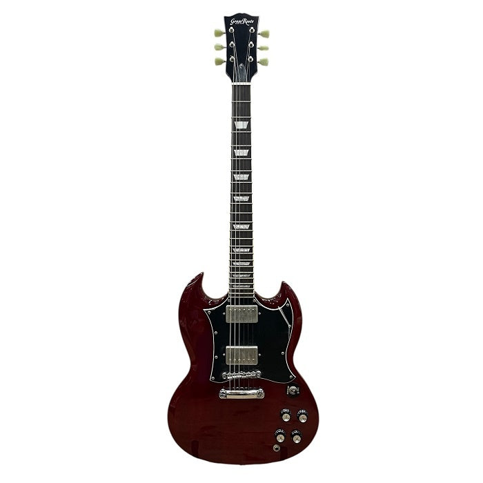 GrassRoots グラスルーツ SGタイプ エレキギター 入門 練習 ダブルカッタウェイ 中古 R4