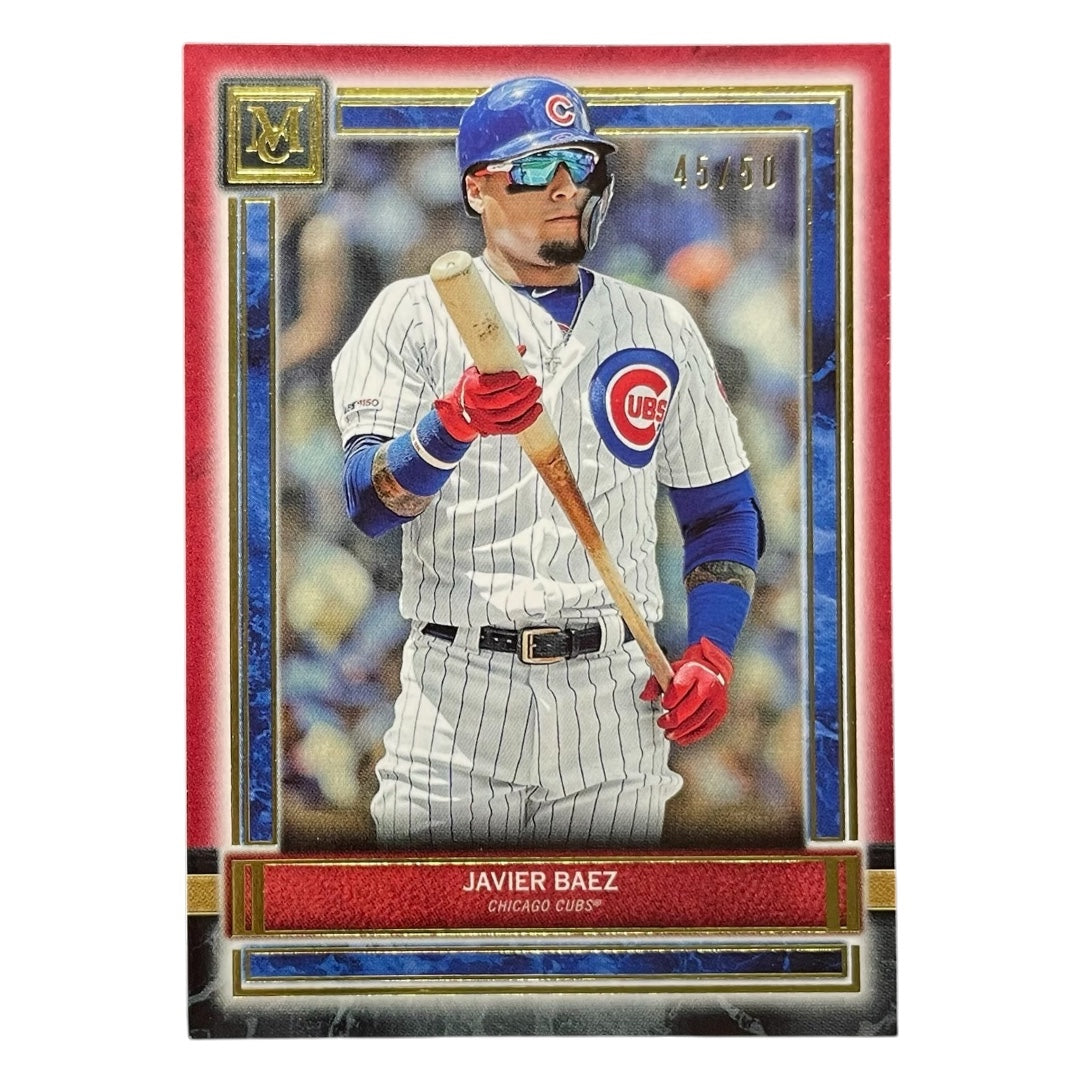 TOPPS MLBカード MUSEUM COLLECTION JAVIER BAEZ CHICAGO CUBS /50 #72 中古 IT2