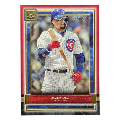 TOPPS MLBカード MUSEUM COLLECTION JAVIER BAEZ CHICAGO CUBS /50 #72 中古 IT2
