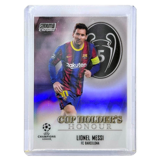 TOPPS サッカーカード STADIUM CLUB CHROME LIONEL MESSI BARCELONA #CHH-BL 中古 IT1