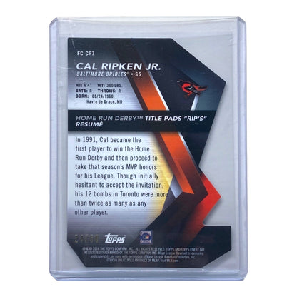TOPPS MLBカード FINEST DIE CUT CAL RIPKEN JR. ORIOLES 24/50 #FC-CR7 中古 IT2