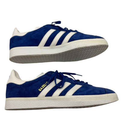 adidas アディダス ガゼル GAZELLE S76227 スニーカー 27.5cm 靴 シューズ メンズ ブルー 中古 W４