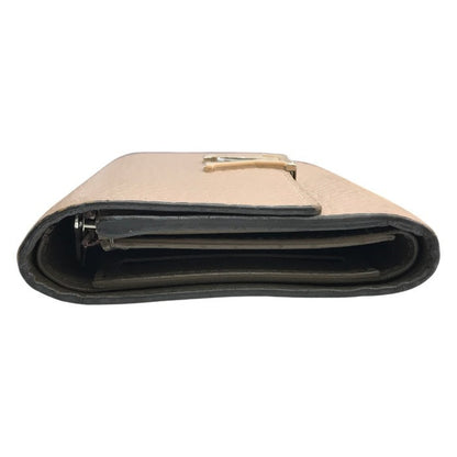 LOUIS VUITTON ルイヴィトン ポルトフォイユカプシーヌ コンパクト 財布 レディース 三つ折り ロゴ マグノリア M62156 中古 T1