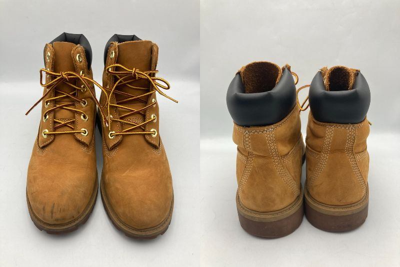 TIMBERLAND ティンバーランド BOYS ヌバック ブーツ レディース 12909 サイズ23cm 中古 D4