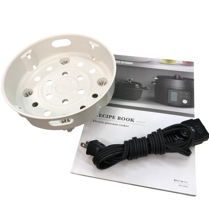 アイリスオーヤマ 電気圧力鍋 4.0L 自動メニュー80種類 ブラック KPC-MA4-B 中古 Y1