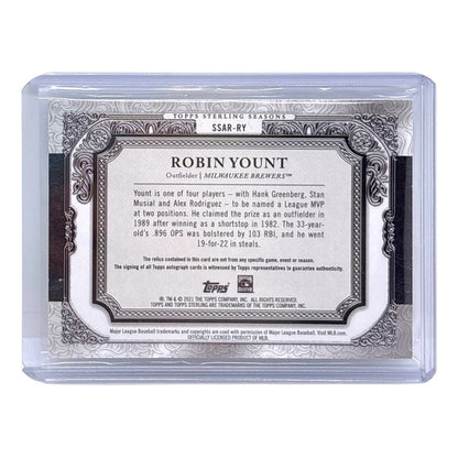 TOPPS MLBカード STERLING ROBIN YOUNT MILWAUKEE BREWERS /25 #SSAR-RY 中古 IT1