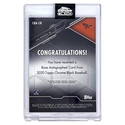 未開封品 TOPPS MLBカード CHROME BLACK CAL RIPKEN JR. BALTIMORE ORIOLES /99 #CBA-CR 中古 IT1