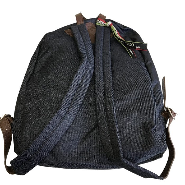 Orobianco オロビアンコ リュック ネイビー ブラウン メンズ 通勤 おしゃれ レザー お出掛け 中古 W1