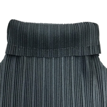PLEATS PLEASE プリーツプリーズ イッセイミヤケ カットソー レディース 長袖 ハイネック タートルネック ブラック 3サイズ FK83-FK356 中古 T1