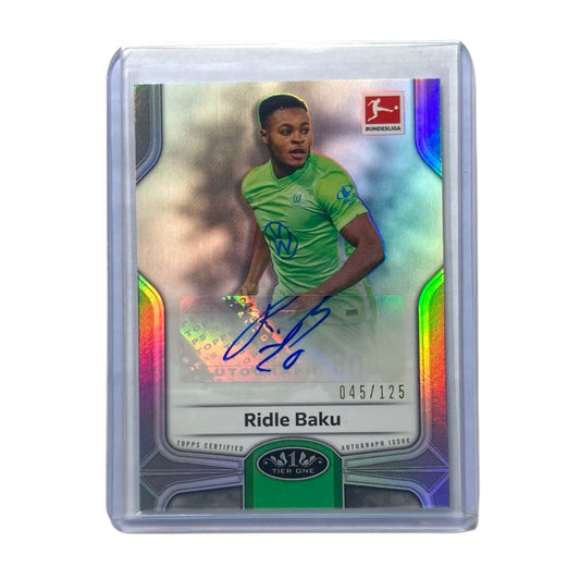 TOPPS サッカーカード TIER 1 RIDLE BAKU WOLFSBURG /125 #BO-RB 中古 IT2