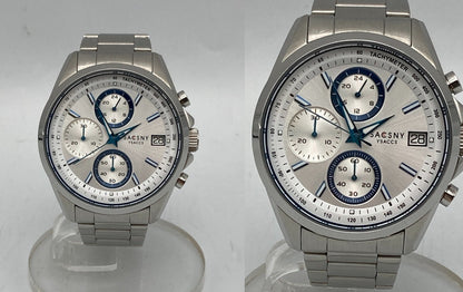 SACSNY Y'SACCS サクスニーイザック クロノグラフ 腕時計 クオーツ SY-15201 中古 D4