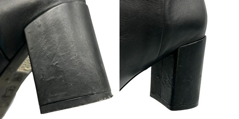 TORY BURCH トリーバーチ レザー ロングブーツ 6 1/2 (約23.5cm) ブランド レディース シューズ 靴 秋 冬 かわいい 中古 W４