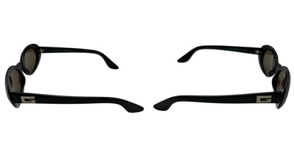 GUCCI グッチ オーバル サングラス 2413 135 ブラック レディース おしゃれ ブランド 服飾 中古 W４