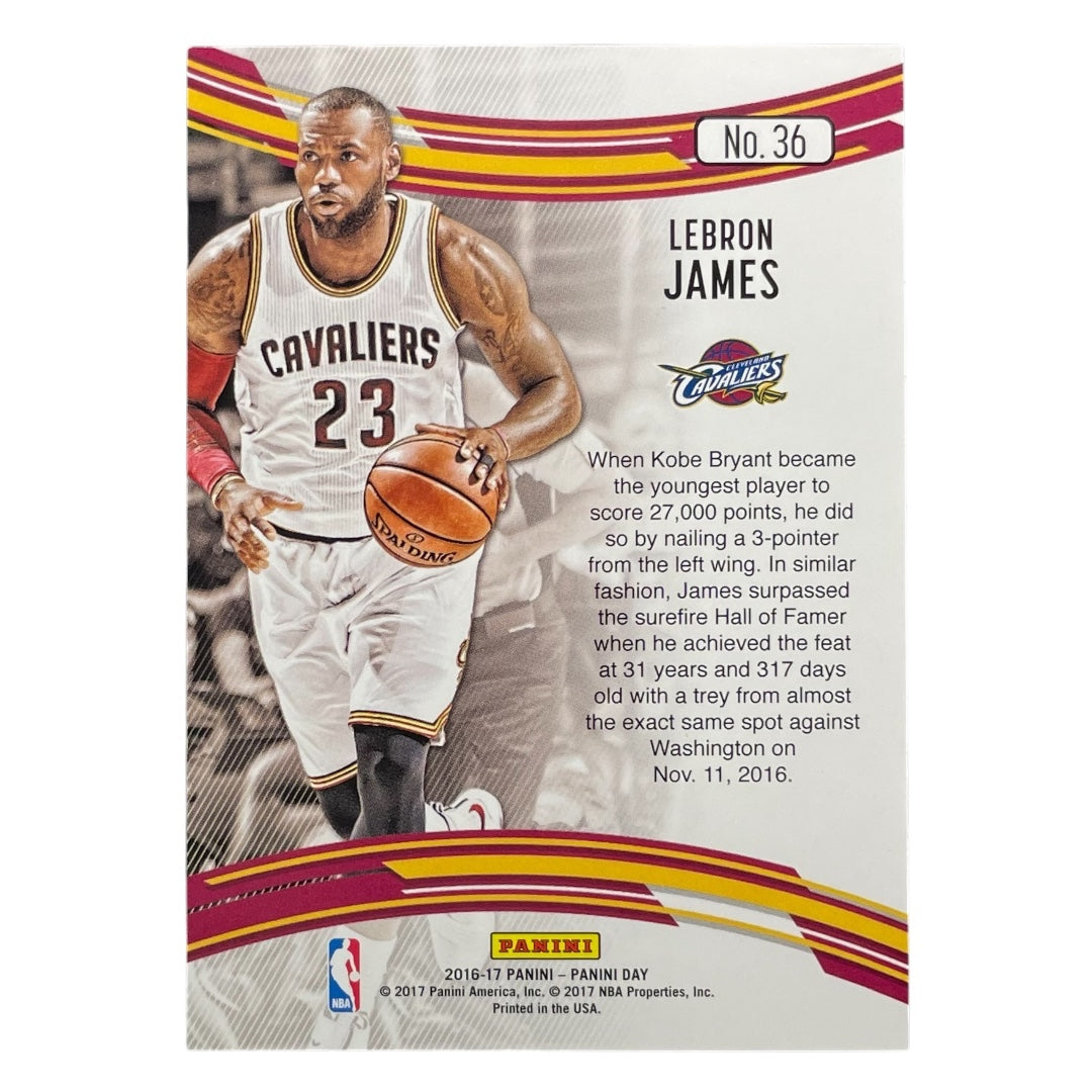 PANINI NBAカード PANINI DAY LEBRON JAMES CLEVELAND CAVALIERS #36 中古 IT2
