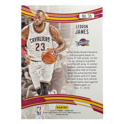 PANINI NBAカード PANINI DAY LEBRON JAMES CLEVELAND CAVALIERS #36 中古 IT2