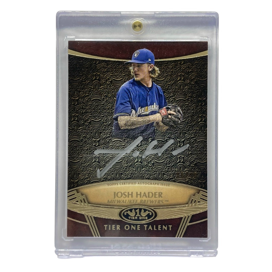 TOPPS MLBカード TIER ONE JOSH HADER BREWERS 06/10 #TTA-JHA 中古 IT2