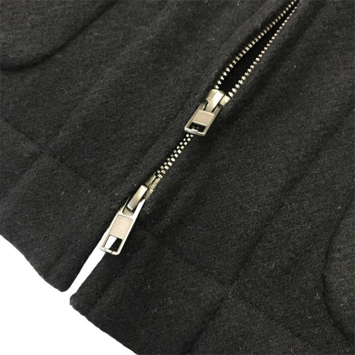 MARGARET HOWELL マーガレットハウエル ベスト レディース ウール ダブルジッパー ブラック 1サイズ 578-4225004 中古 T1