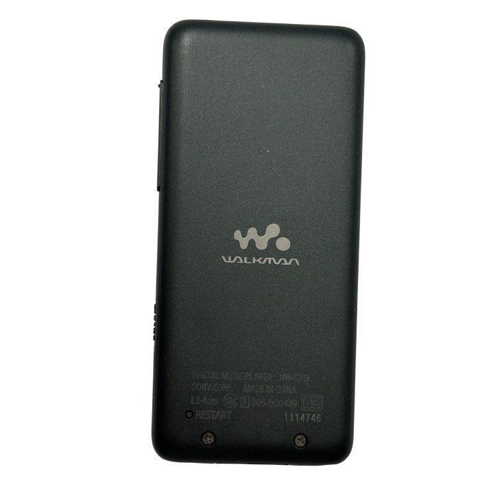 SONY ソニー ウォークマン Sシリーズ 4GB NW-S313 2017年モデル ブラック NW-S313 B オーディオ プレーヤー 家電 中古 W４