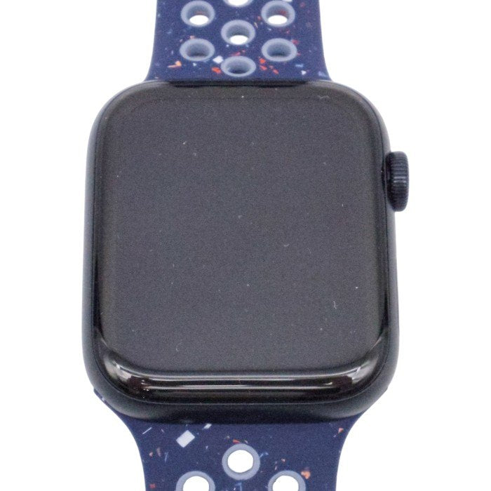 Apple Watch SE 3 (GPSモデル) - 44mmミッドナイトアルミニウムケースとブルーリボンNikeスポーツバンド - M/L 中古 a1