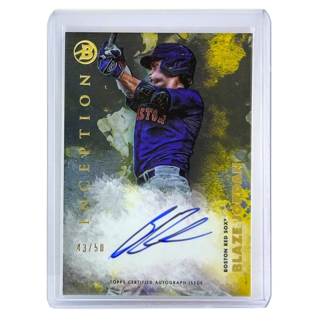 TOPPS MLBカード BOWMAN INCEPTION BLAZE JORDAN BOSTON RED SOX /50 #PA-BJ 中古 IT1